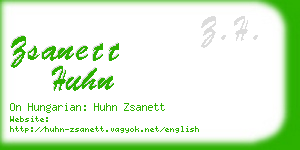 zsanett huhn business card